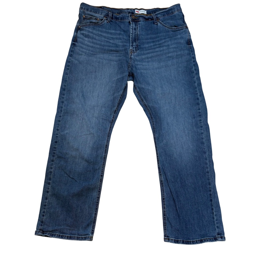 Wrangler‎ Jeans Mens 40x30 Blue Relaxed Bootcut Stretch Denim Western Workwear